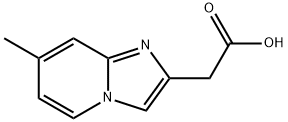 (7-METHYL-IMIDAZO[1,2-A]PYRIDIN-2-YL)-ACETIC ACID Structure