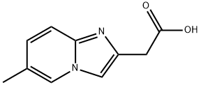 (6-METHYL-IMIDAZO[1,2-A]PYRIDIN-2-YL)-ACETIC ACID,59128-10-8,结构式