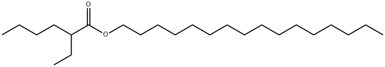 HEXADECYL 2-ETHYLHEXANOATE Struktur