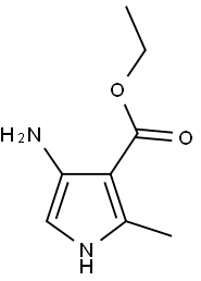 ETHYL 4-AMINO-2-METHYL-1H-PYRROLE-3-CARBOXYLATE Structure
