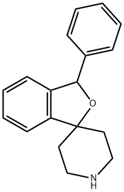 3-フェニルスピロ[イソベンゾフラン-1(3H),4'-ピペリジン] 化学構造式