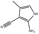 1H-Pyrrole-3-carbonitrile,2-amino-4-methyl-(9CI) 化学構造式