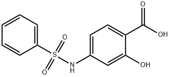 4-BenzenesulfonylaMino-2-hydroxy-benzoic acid 结构式