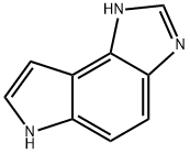 Pyrrolo[3,2-e]benzimidazole, 1,6-dihydro- (9CI) 化学構造式
