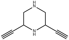 Piperazine, 2,6-diethynyl- (9CI) 化学構造式