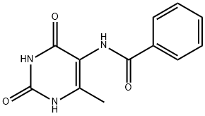 Benzamide, N-(1,2,3,4-tetrahydro-6-methyl-2,4-dioxo-5-pyrimidinyl)- (9CI) Structure