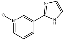 Pyridine,  3-(1H-imidazol-2-yl)-,  1-oxide 化学構造式