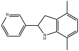 1H-Indole,2,3-dihydro-4,7-dimethyl-2-(3-pyridinyl)-(9CI) Structure