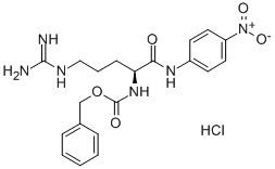 Z-ARG-PNA HCL 结构式