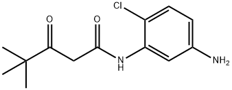 N-(5-氨基-2-氯苯基)-4,4-二甲基-3-氧代戊酰胺,59191-99-0,结构式