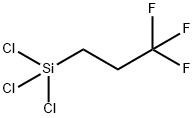 3,3,3-トリフルオロプロピルトリクロロシラン 化学構造式