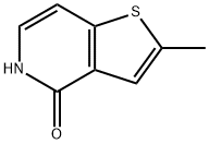 2-METHYLTHIENO[3,2-C]PYRIDIN-4(5H)-ONE Struktur