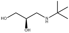 (R)-3-(叔-丁基氨基)丙烷-1,2-二醇 结构式