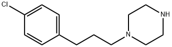 1-(3-(4-chlorophenyl)propyl)piperazine Struktur