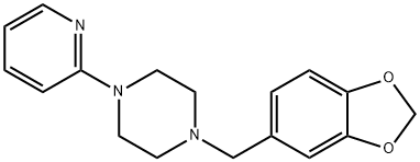 1-(3,4-Methylenedioxybenzyl)-4-(2-pyridyl)piperazine|