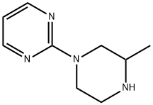 2-(3-METHYL-1-PIPERAZINYL)PYRIMIDINE, 59215-34-8, 结构式