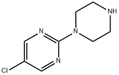 PYRIMIDINE, 5-CHLORO-2-(1-PIPERAZINYL)- Structure