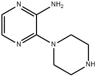 2-AMINO-3-PIPERAZIN-1-YLPYRAZINE Structure