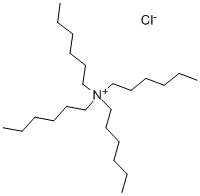 テトラヘキシルアミニウム·クロリド 化学構造式