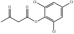 3-オキソブタン酸2,4,6-トリクロロフェニル 化学構造式