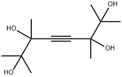 2,3,6,7-tetramethyloct-4-yne-2,3,6,7-tetrol Struktur