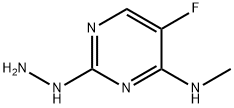 2(1H)-Pyrimidinone,5-fluoro-4-(methylamino)-,hydrazone(9CI) Structure