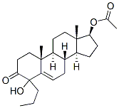 17beta-Acetoxy-4-hydroxy-4-propyl-5-androsten-3-one|