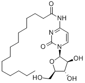 1-β-D-Arabinofuranosyl-4-pentadecanoylaminopyrimidin-2(1H)-one,59252-35-6,结构式