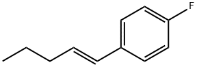 Benzene, 1-fluoro-4-(1E)-1-pentenyl- (9CI) 化学構造式