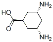 Cyclohexanecarboxylic acid, 3,5-diamino-, (1alpha,3alpha,5alpha)- (9CI) Structure