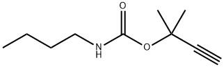 Carbamic acid, butyl-, 1,1-dimethyl-2-propynyl ester (9CI),59255-60-6,结构式