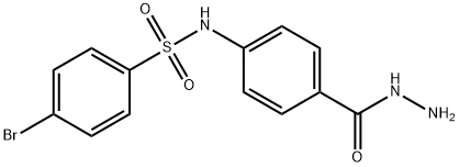 4-BROMO-N-(4-HYDRAZINOCARBONYL-PHENYL)-BENZENESULFONAMIDE,59256-25-6,结构式