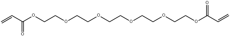 3,6,9,12-tetraoxatetradecane-1,14-diyl diacrylate Structure