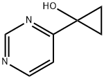 Cyclopropanol, 1-(4-pyrimidinyl)- (9CI)|