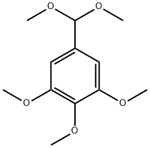 3,4,5-トリメトキシベンズアルデヒドジメチルアセタール 化学構造式