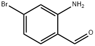 2-アミノ-4-ブロモベンズアルデヒド 化学構造式