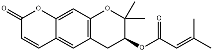 紫花前胡素, 5928-25-6, 结构式