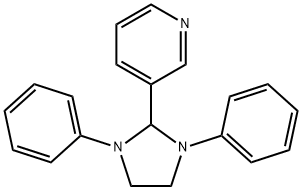 3-(1,3-Diphenyl-2-imidazolidinyl)pyridine Structure