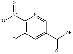 5-Hydroxy-6-nitropyridine-3-carboxylic acid 化学構造式