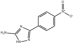 5-(4-硝基苯基)-4H-1,2,4-三唑-3-胺, 59301-21-2, 结构式