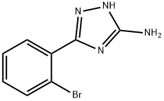 5-(2-溴苯基)-4H-1,2,4-三唑-3-胺, 59301-25-6, 结构式