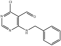 4-(benzylamino)-6-chloro-5-pyrimidinecarbaldehyde|4-(苄胺)-6-氯-5-嘧啶甲醛