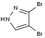 3,4-Dibromo-1H-pyrazole Structure