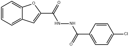 2-Benzofurancarboxylicacid,2-(4-chlorobenzoyl)hydrazide(9CI),593239-97-5,结构式