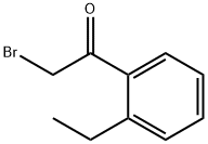 Ethanone, 2-bromo-1-(2-ethylphenyl)- (9CI) 化学構造式