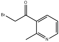 Ethanone, 2-bromo-1-(2-methyl-3-pyridinyl)- (9CI) 化学構造式