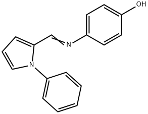 Phenol, 4-[[(1-phenyl-1H-pyrrol-2-yl)methylene]amino]- (9CI) Struktur