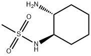 N-[(1R,2R)-2-aMinocyclohexyl]-MethanesulfonaMide 化学構造式