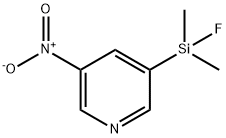 Pyridine, 3-(fluorodimethylsilyl)-5-nitro- (9CI) Struktur