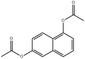 1,6-Diacetoxynaphthalene Struktur